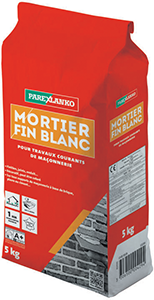 Mortier fin Blanc - 5kg